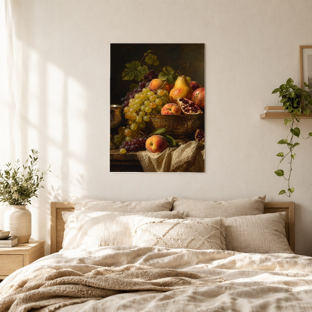 #pl[8x10 Inch|Multicolor] Fruit Still Life Poster, Vintage Harvest Wall Art Print