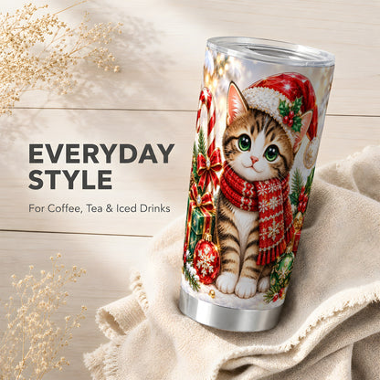#pl[20oz|Steel] Sparkling Kitten Tumbler 20oz, Cat Tumbler, Stainless Steel Travel Cup