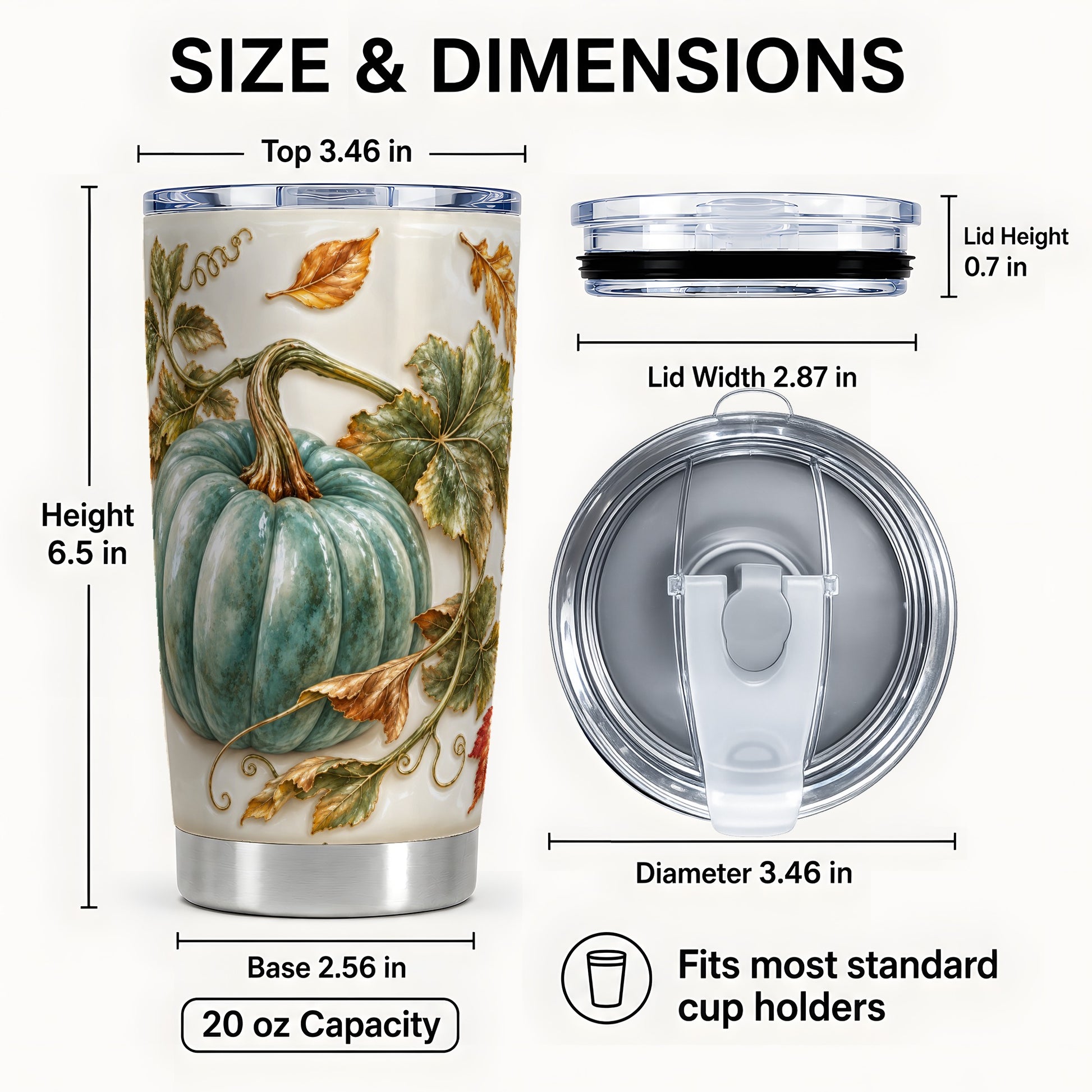 #pl[20oz|Steel] Soft Pumpkin Tumbler 20oz, Fall Tumbler, Stainless Steel Travel Cup