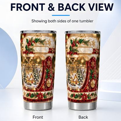 #pl[20oz|Steel] Christmas Mixer Tumbler 20oz, Baking Tumbler, Stainless Steel Travel Cup