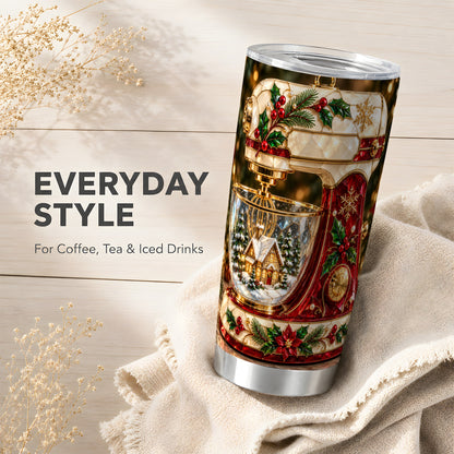 #pl[20oz|Steel] Holiday Mixer Tumbler 20oz, Baking Tumbler, Stainless Steel Travel Cup