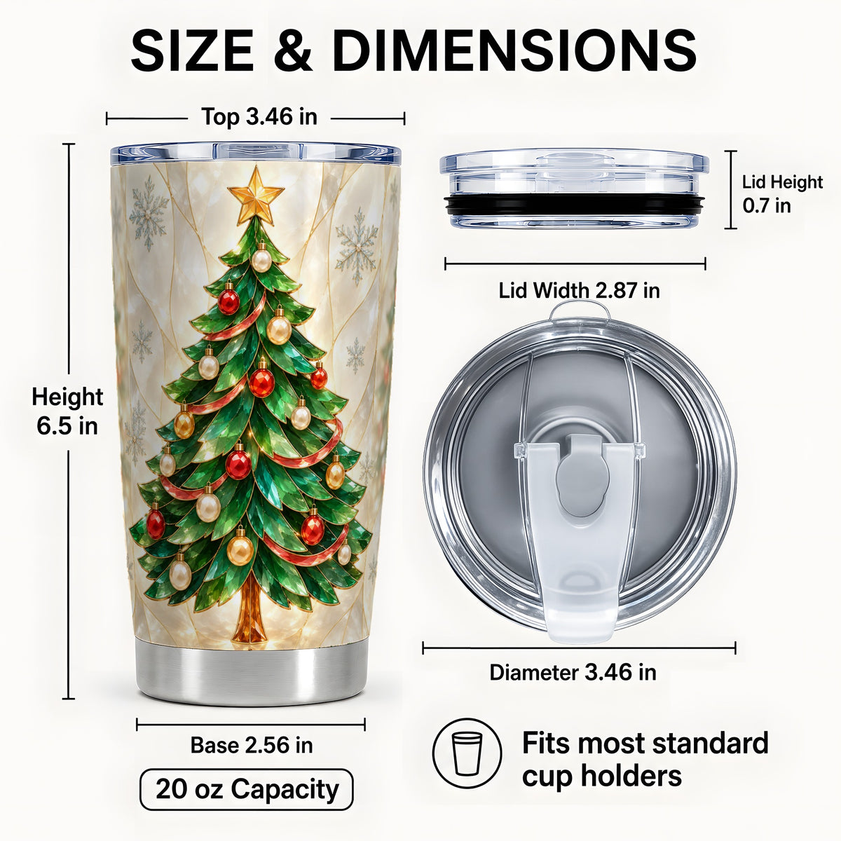 #pl[20oz|Steel] Christmas Tree Tumbler 20oz, Jeweled Tumbler, Stainless Steel Travel Cup