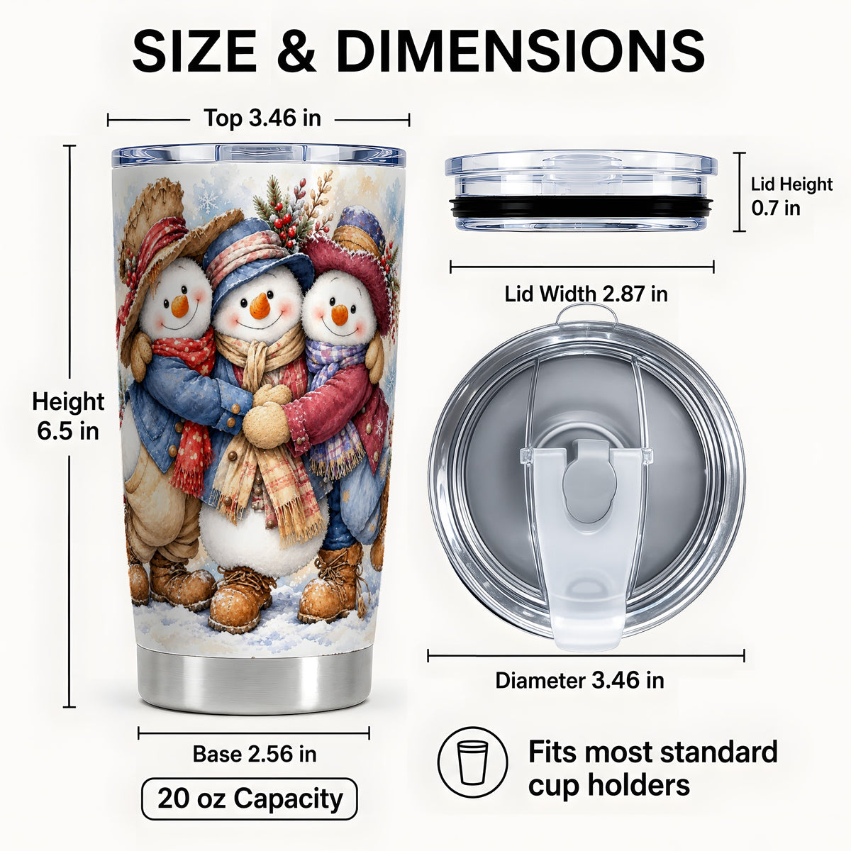 #pl[20oz|Steel] Cozy Tumbler 20oz, 20oz Tumbler, Winter Stainless Steel Travel Cup