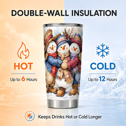 #pl[20oz|Steel] Cozy Tumbler 20oz, 20oz Tumbler, Winter Stainless Steel Travel Cup