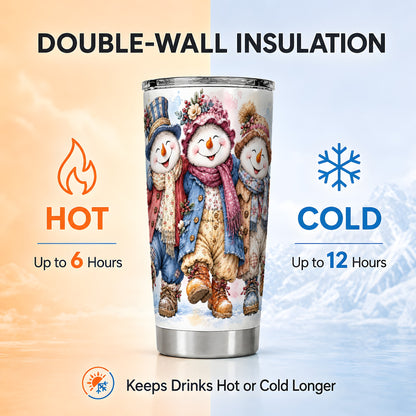 #pl[20oz|Steel] Floral Tumbler 20oz, 20oz Tumbler, Winter Stainless Steel Travel Cup