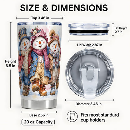 #pl[20oz|Steel] Floral Tumbler 20oz, 20oz Tumbler, Winter Stainless Steel Travel Cup