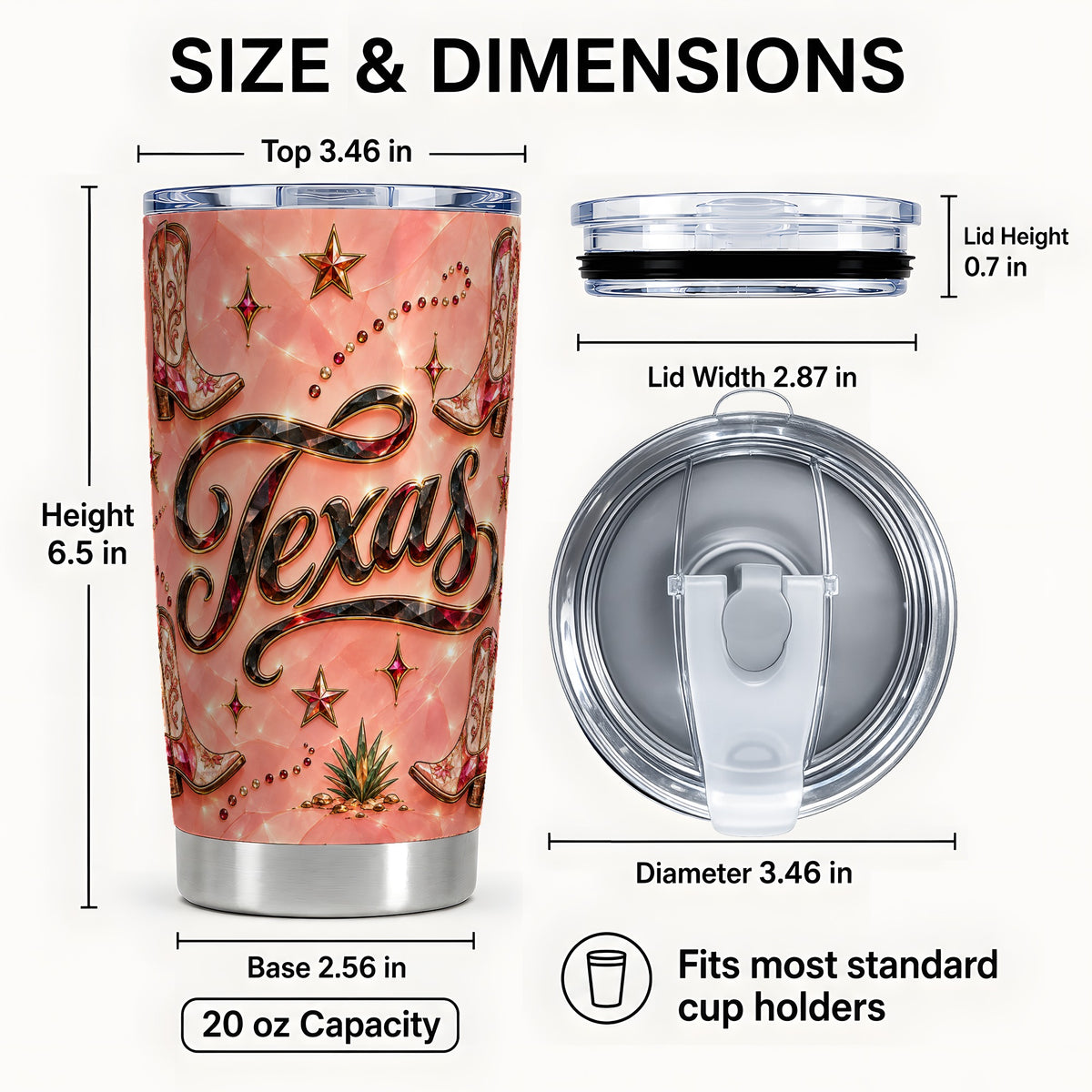 #pl[20oz|Steel] Western Boots Tumbler 20oz, Cowgirl Tumbler, Stainless Steel Travel Cup