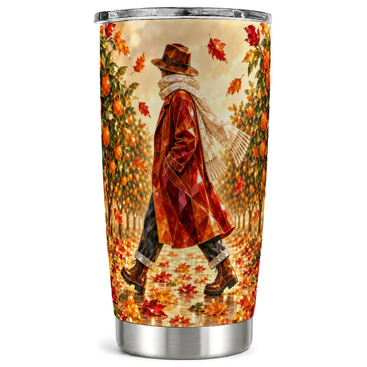Gemstone Orchard Tumbler 20oz, Citrus Tumbler, Stainless Steel Travel Cup