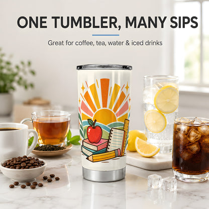 Back to School Supplies 20oz Tumbler for Teachers