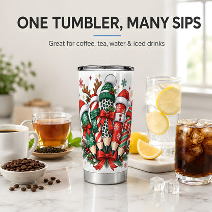 Christmas Pencil 20oz Tumbler, Stainless Steel Drinkware for Teachers