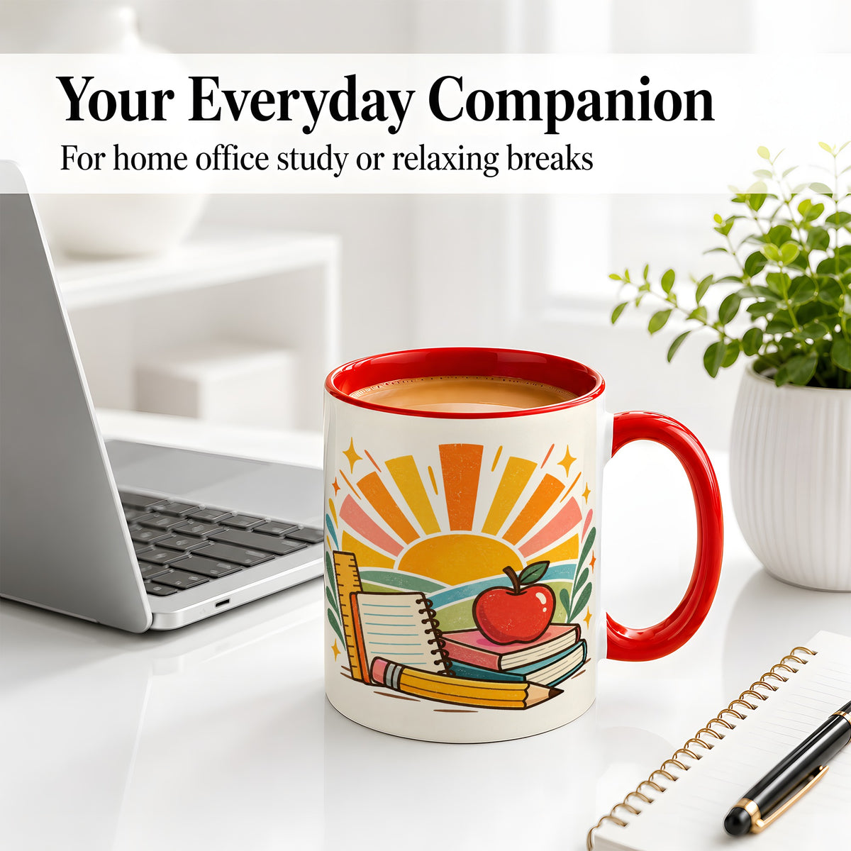 #pl[11oz|Red] Back to School Supplies Ceramic Mug for Teachers