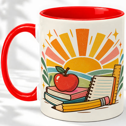 Back to School Supplies Ceramic Mug for Teachers