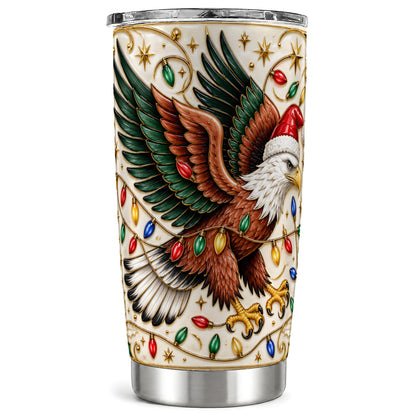Eagle Tumbler 20oz, Holiday Bird Tumbler, Stainless Steel Travel Cup