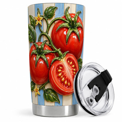Tomato Garden 20oz Tumbler, Stainless Steel Drinkware for Garden Fans