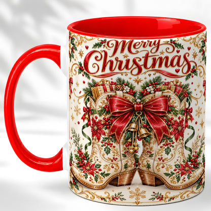 Western Holiday Coffee Mug, Cowboy Boots Mug, Ceramic Cup