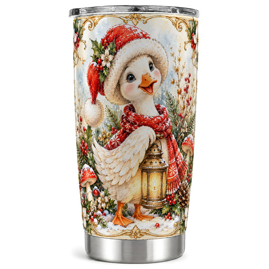 Goose Tumbler 20oz, Christmas Lantern Tumbler, Stainless Steel Travel Cup
