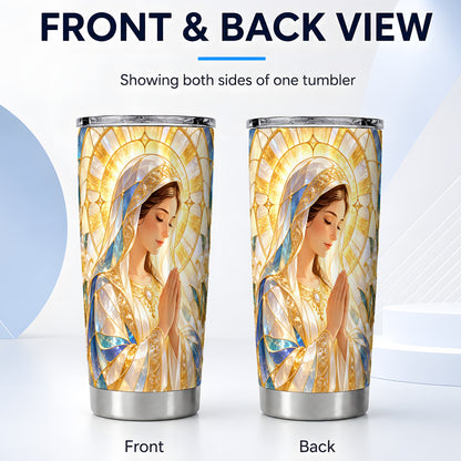 #pl[20oz|Steel] Praying Mother Tumbler 20oz, Faith Tumbler, Stainless Steel Travel Cup