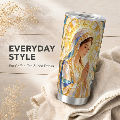 Praying Mother Tumbler 20oz, Faith Tumbler, Stainless Steel Travel Cup