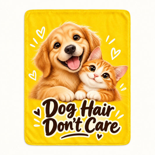 Custom Photo Caricature Portrait Plush Fleece Blanket - Funny Pet Portrait Blanket Personalized Blanket Gift — hero