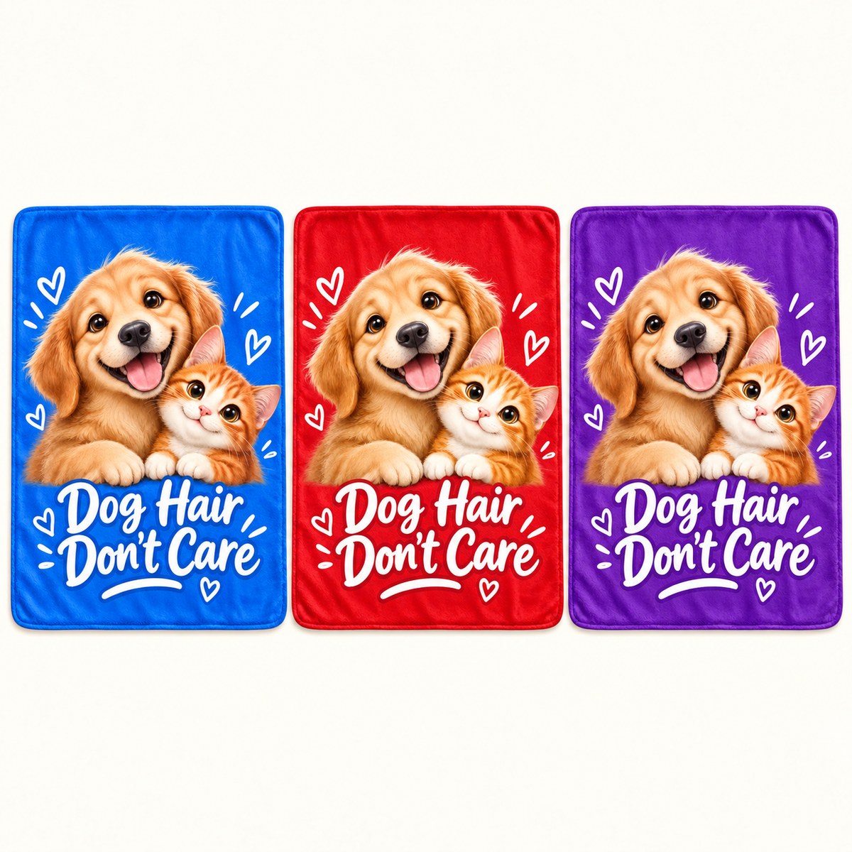 Custom Photo Caricature Portrait Plush Fleece Blanket - Funny Pet Portrait Blanket Personalized Blanket Gift — options