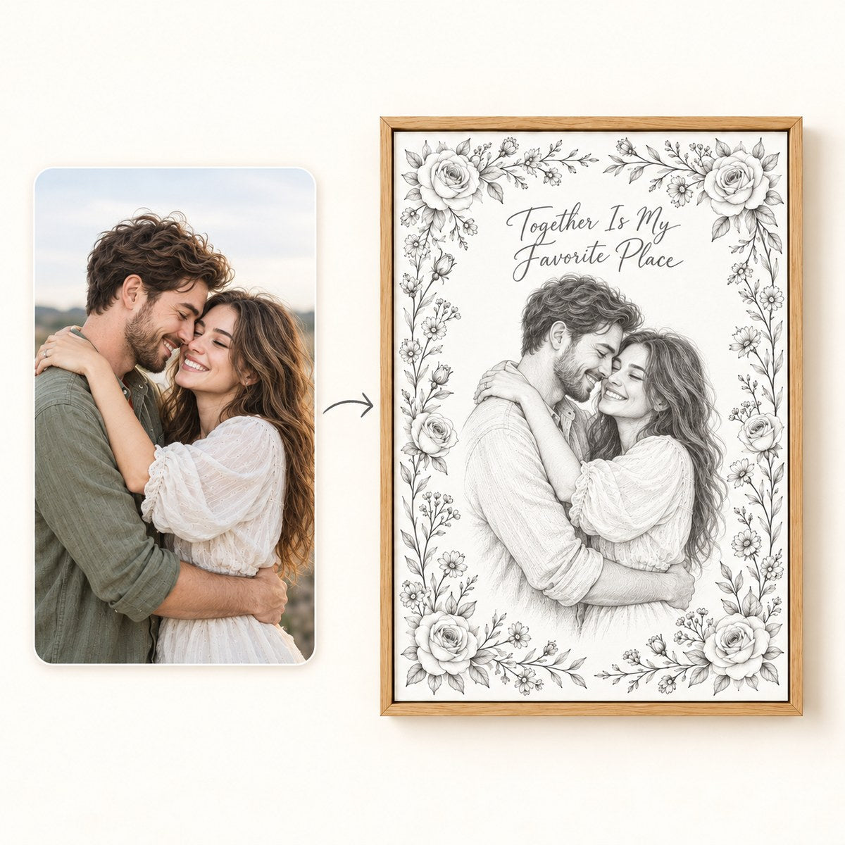 How it works: your photo to a pencil sketch canvas
