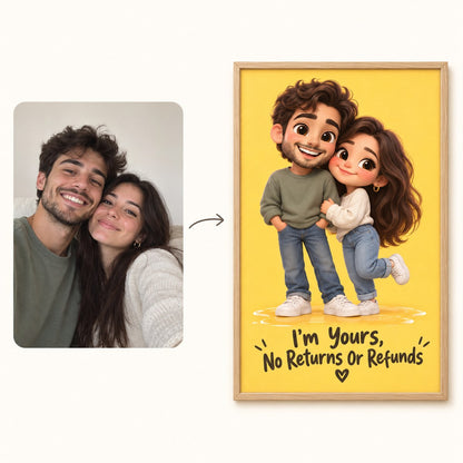 How it works: upload your photo, we draw your caricature