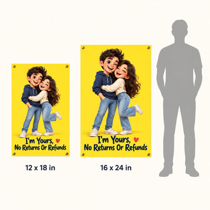 Poster size guide: 12x18 and 16x24 in