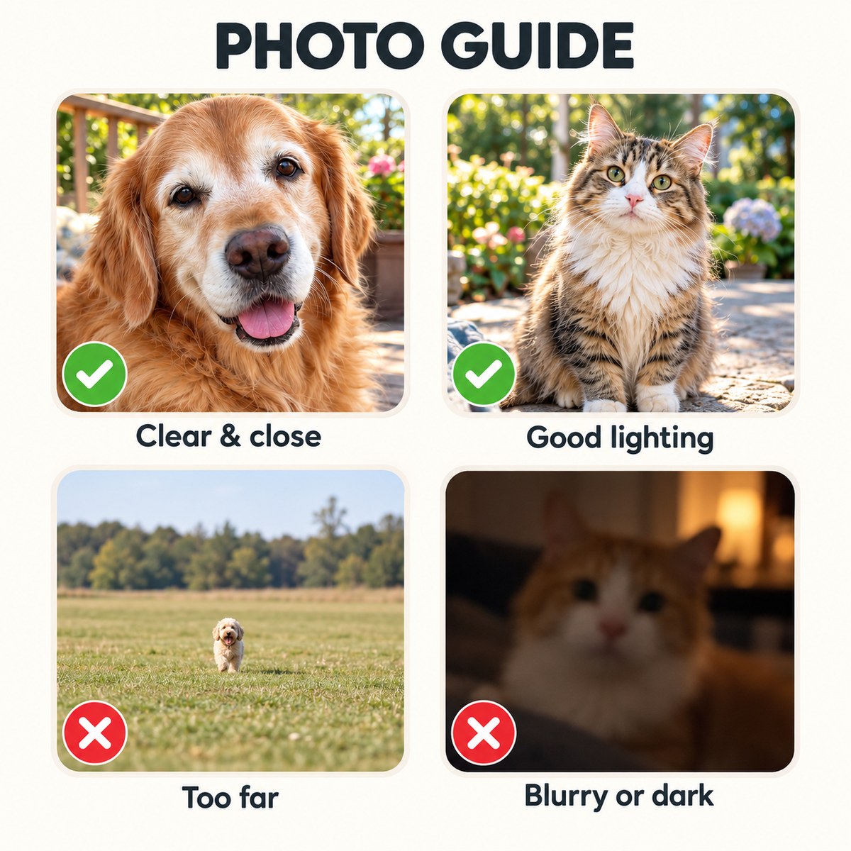 Custom Photo Pet Memorial Pencil Sketch - Personalized Crystal Globe Night Light — photo guide