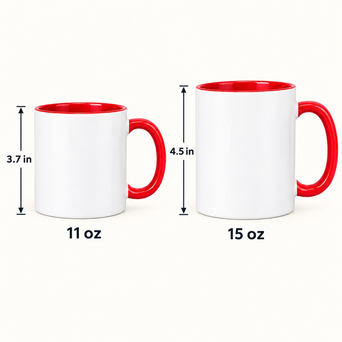 Custom Photo Pencil Sketch Accent Two-Tone Mug - Thanksgiving Family Gift Personalized Mug Gift — size